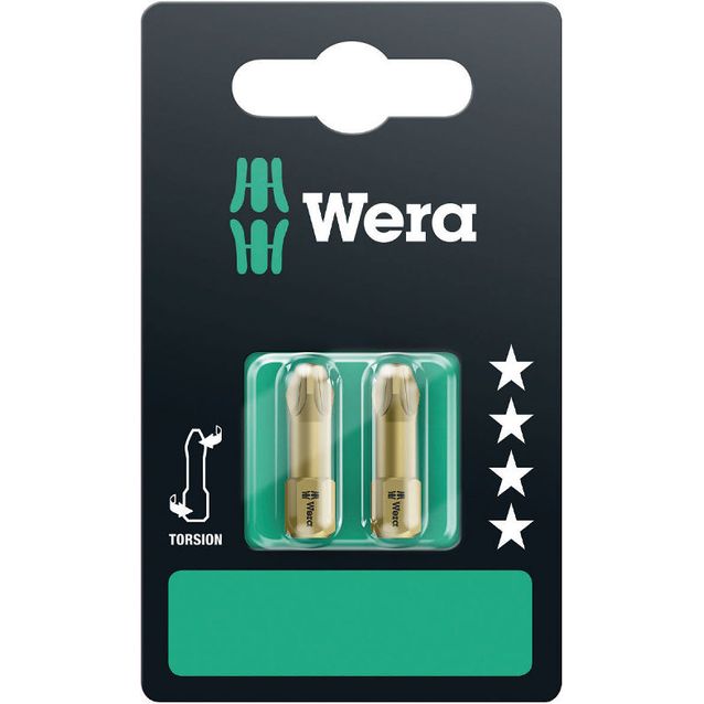 Vääntökärki Wera 855/1 TH, PZ 3, 2 kpl, 3x25mm