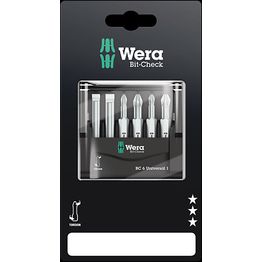 Vääntökärki Wera Torsion Bit-Check 6 Universal 1, 50mm, 6 kpl