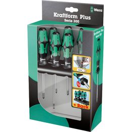 Ruuvimeisselisarja Wera Kraftform Plus Lasertip, 6 kpl