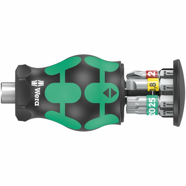 Ruuvimeisseli Wera Kraftform Kompakt Stubby, 6 kpl, Ph/torx/sl