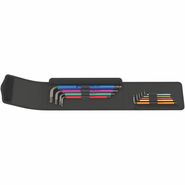 Kuusiokoloavainsarja Wera 950 SPKL/9 SZ tuumakoot 9 kpl