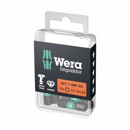 Iskukärkisarja Wera 867/1 Impaktor TORX T40 x 25mm, 10 kpl