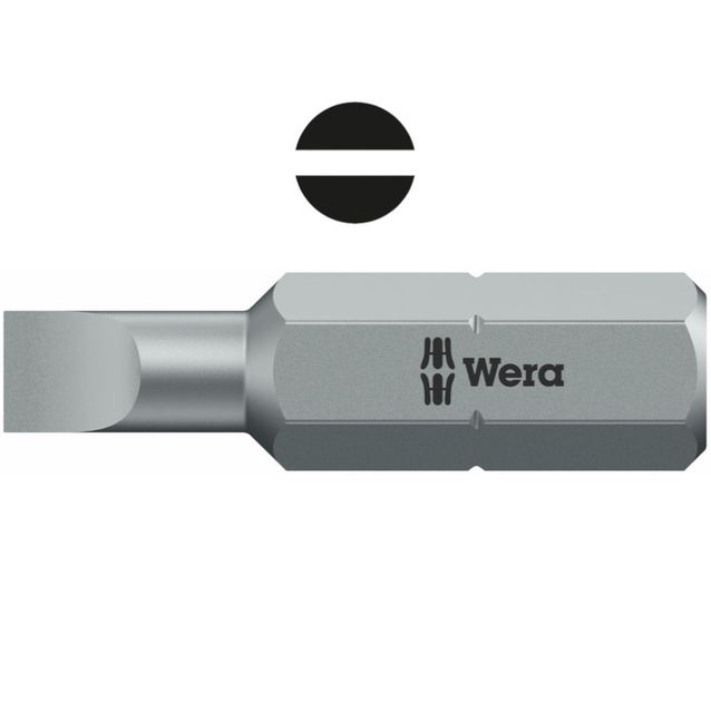 Kärkisarja uraruuveille Wera 800/1 Z, 0, 8 x 5, 5x25mm