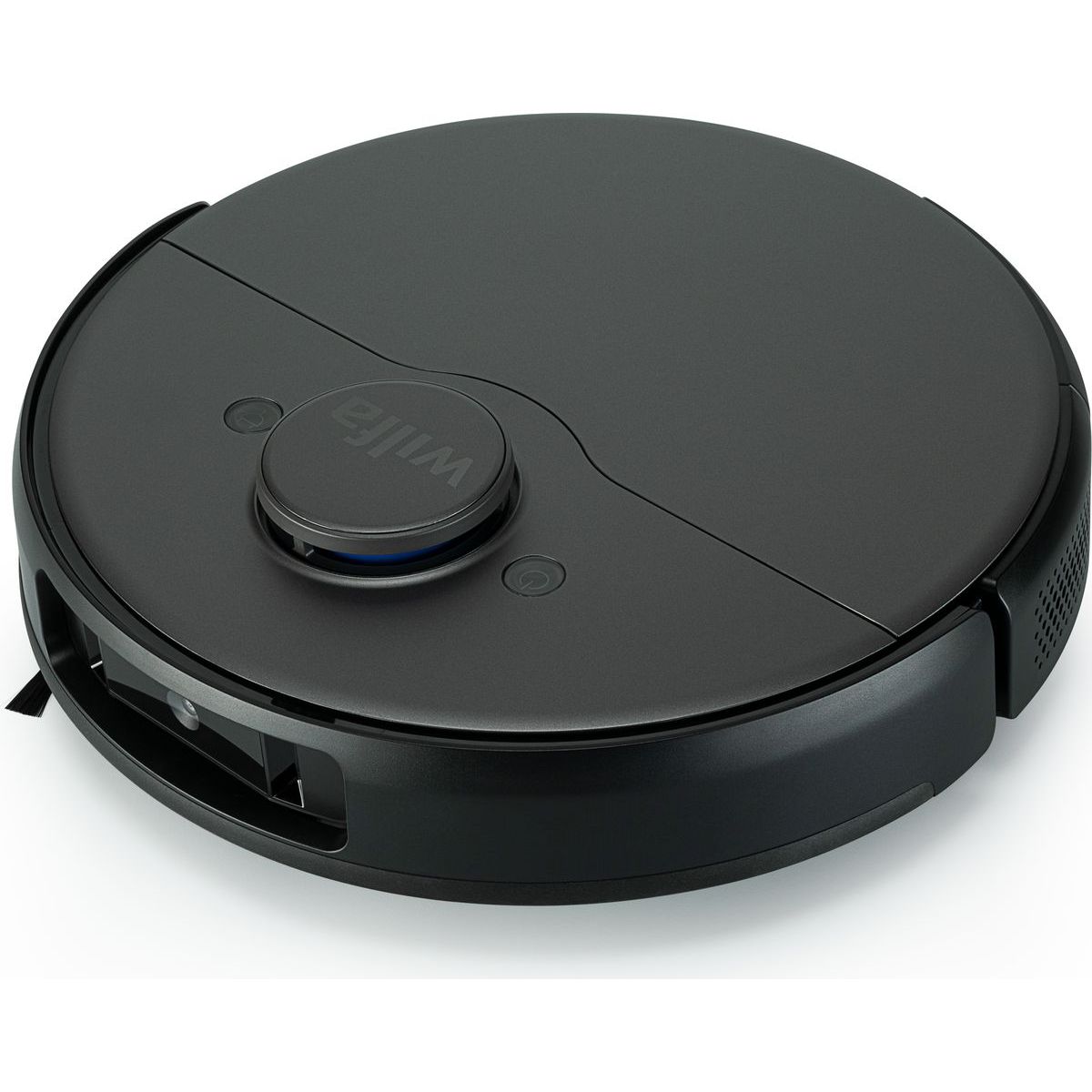Moppaava robotti-imuri Wilfa RVC-D4000SL+ Innobot tyhjennysasema musta