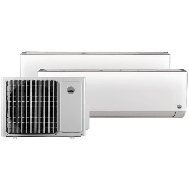 Ilmalämpöpumppu Wilfa Duo Split 7,3 kW, 2 sisäyksikköä