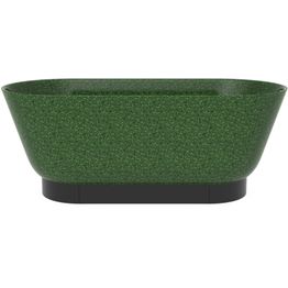 Kylpyamme Woodio Flow Moss, 1600x700mm, vihreä