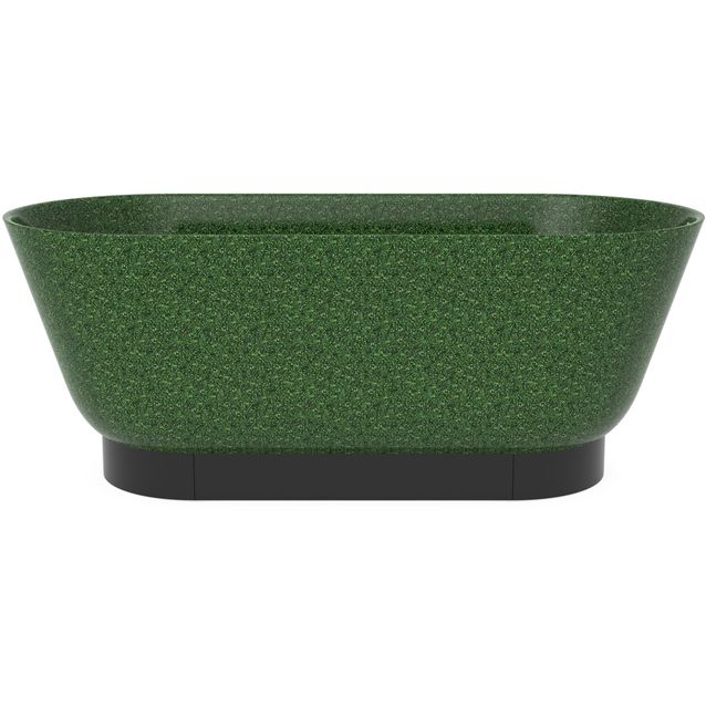 Kylpyamme Woodio Flow Moss, 1600x700mm, vihreä