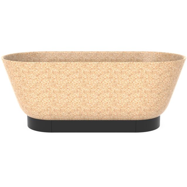 Kylpyamme Woodio Flow Natural, 1600x700mm, 5mm hake, puu