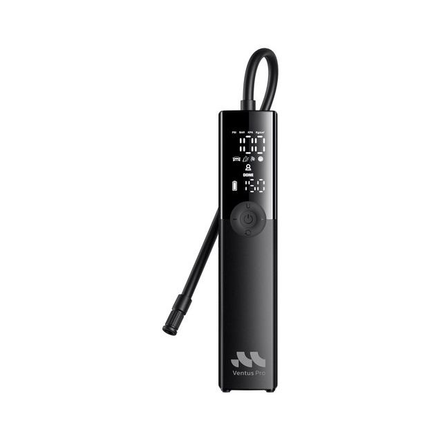 Akkukäyttöinen rengaspumppu Woowind Ventus Pro, 2400mAh, 7.4V