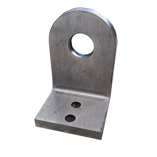 Kulmakiinnike Warma hitsattava 120/75x80x12 mm reikä 30 mm