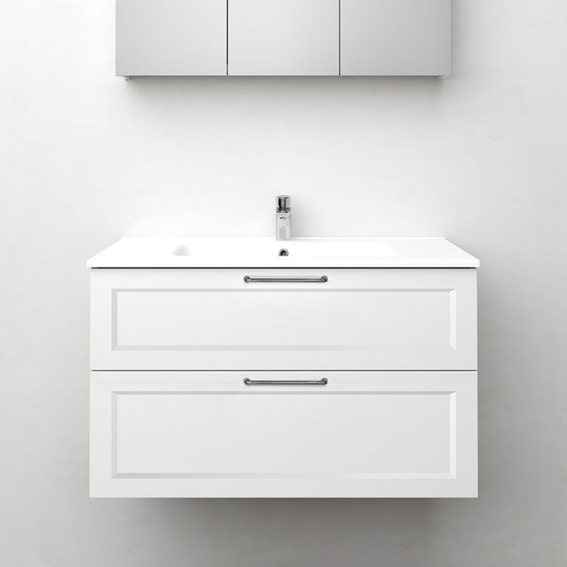 Allaskaappi Westerbergs Nejd 900 mm mattavalkoinen