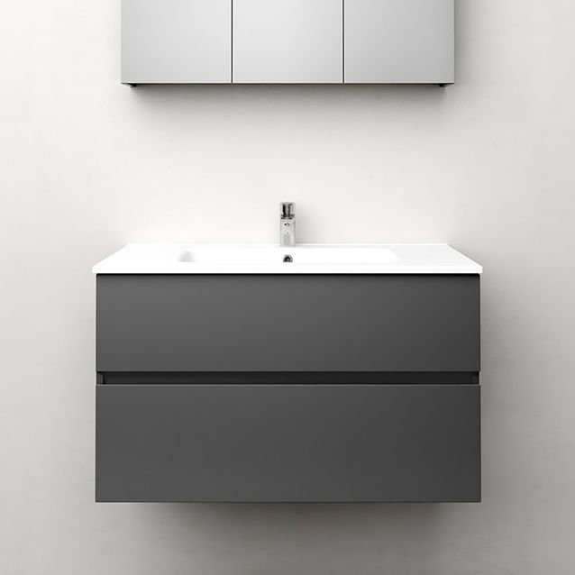 Allaskaappi Westerbergs Himmel 900 mm matta-antrasiitti