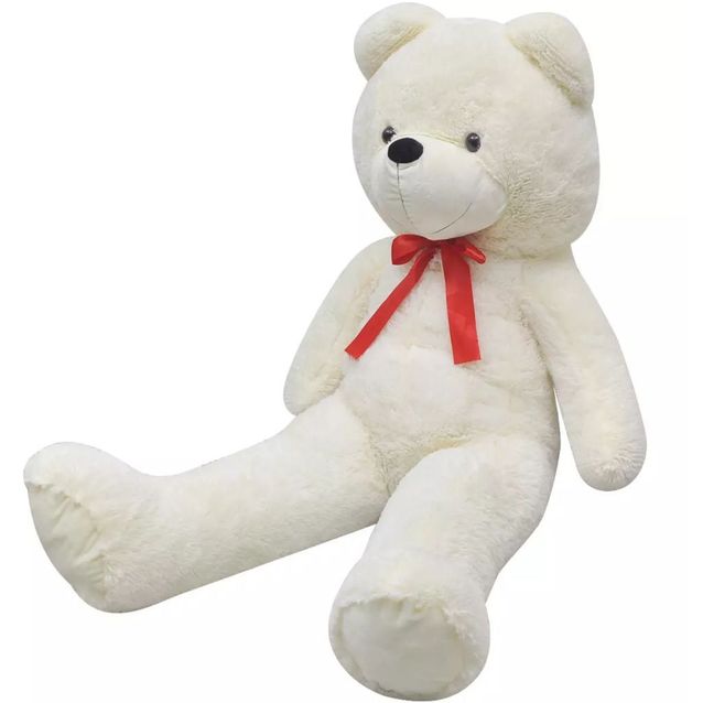 XXL Nalle pehmolelu Valkoinen 100 cm