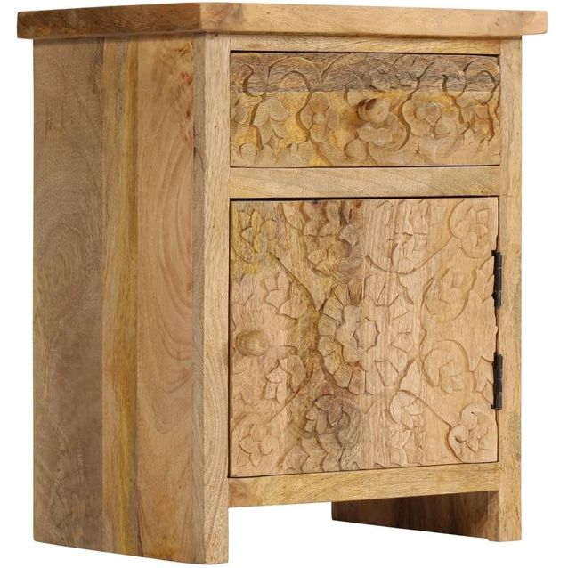 Yöpöytä mangopuu 40x30x50cm_1