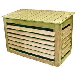 Ilmalämpöpumpun suojakotelo 920x690x500mm, puuvalmis