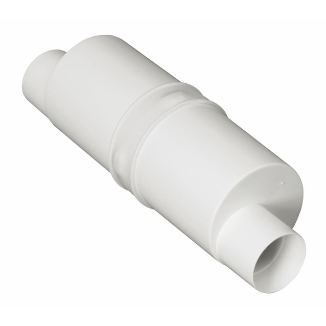 Äänenvaimennin Puzer poistoputkeen valkoinen