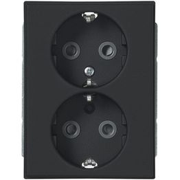 Pistorasia ABB Impressivo, 2-osainen, maad, jousiliittimin, haaroitusliittimet, musta