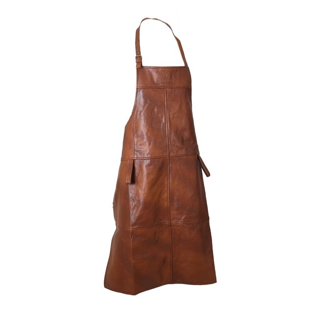 Grillausesiliina Woodline Buffel konjakinruskea puhvelinnahkaa 96 x 76 cm