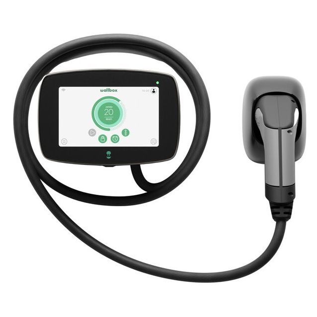 Sähköauton latausasema Wallbox Commander 2, Type2, 3x32A, 5m kaapeli, RFID; PIN, 4G