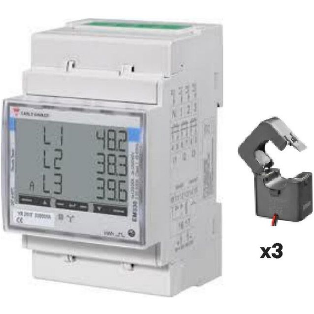 Sähköauton latausasemaohjain Wallbox Energiamittari, 3-vaihe, 250A asti, dynaamista kuormanhallintaa varten