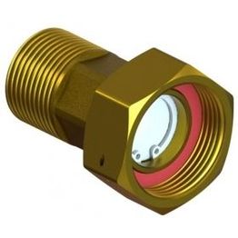 Vesimittariliitin takaiskulla Hela 381, eri kokoja