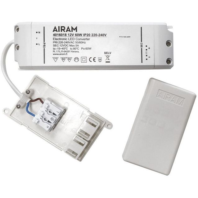 Muuntaja TASAJÄNNITELÄHDE 12V 60W IP20