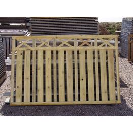 Aitaelementti EKETRÆ Keto, 180x115cm, painekyllästetty, mänty, 2-laatu