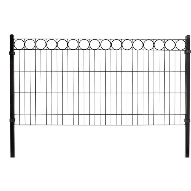 Aitaelementti Hortus O, 1000x2000mm, musta