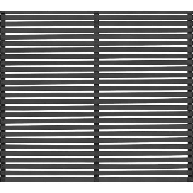 Aitaelementti JABO Horizont 1 159x159 cm musta