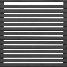 Aitaelementti JABO Horizont 5 89x79 cm musta