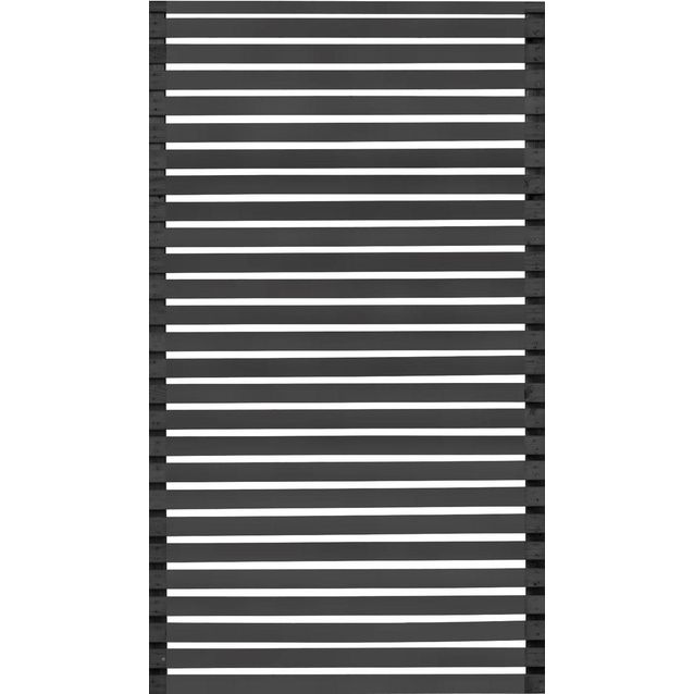 Aitaelementti JABO Horizont 6 159x79 cm musta