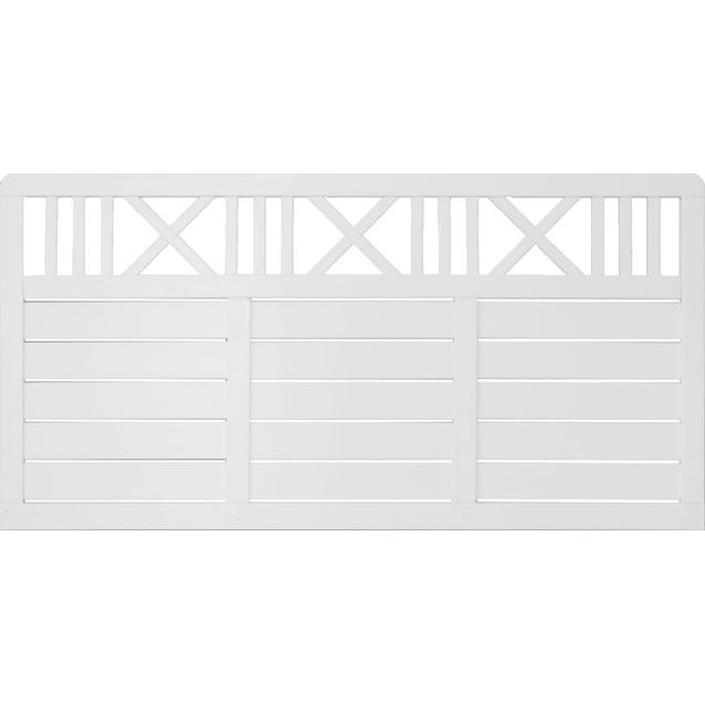 Aitaelementti JABO Salvia 3 90x180 cm valkoinen