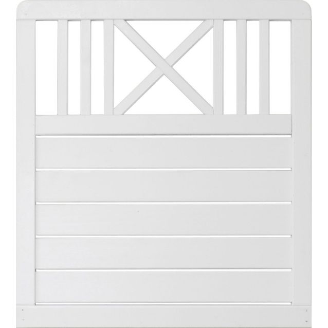 Aitaelementti JABO Salvia 4 90x90 cm valkoinen