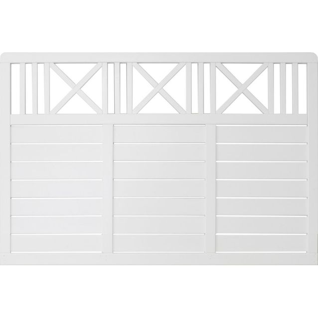 Aitaelementti JABO Salvia 6 120x180 cm valkoinen