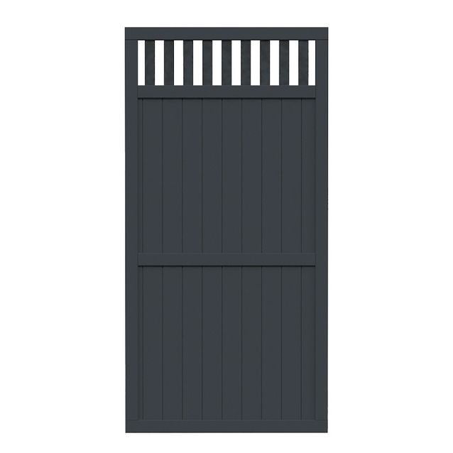 Aitaelementti Palmako Elke 2 180x90 cm harmaa 5 kpl/pkt