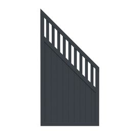 Aitaelementti Palmako Elke 3 180/90x90 cm harmaa 5 kpl/pkt