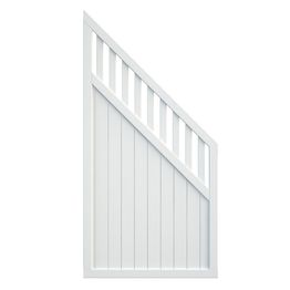 Aitaelementti Palmako Elke 3 180/90x90 cm valkoinen 5 kpl/pkt