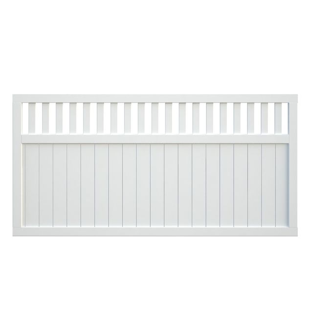 Aitaelementti Palmako Elke 4 90x180 cm valkoinen 5 kpl/pkt