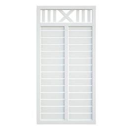 Aitaelementti Palmako Helis 2/Marit 2 180x90 cm valkoinen 5 kpl/pkt