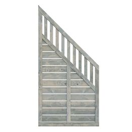 Aitaelementti Palmako Helis 3/Marit 3 180/90x90 cm painekyllästetty harmaa 5 kpl/pkt