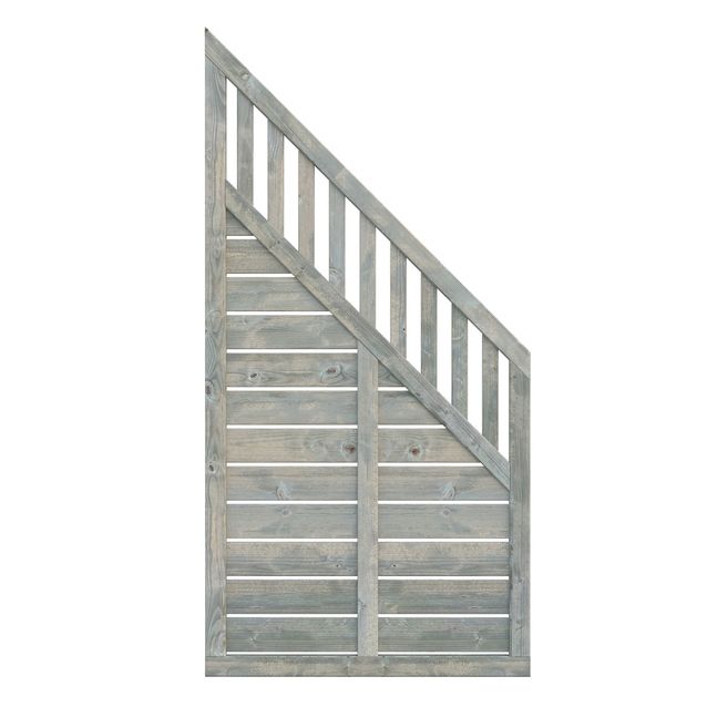 Aitaelementti Palmako Helis 3/Marit 3 180/90x90 cm painekyllästetty harmaa 5 kpl/pkt