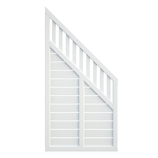 Aitaelementti Palmako Helis 3/Marit 3 180/90x90 cm valkoinen 5 kpl/pkt