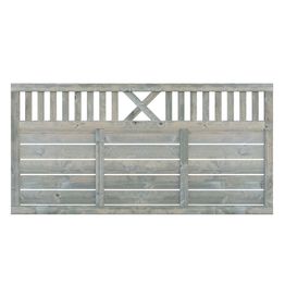 Aitaelementti Palmako Helis 4 90x180 cm painekyllästetty harmaa 5 kpl/pkt