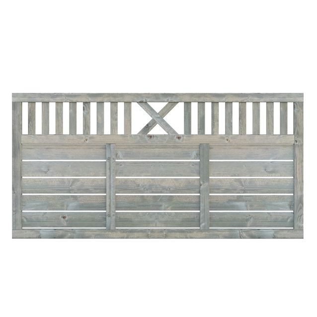 Aitaelementti Palmako Helis 4 90x180 cm painekyllästetty harmaa 5 kpl/pkt