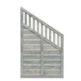 Aitaelementti Palmako Helis 8/Marit 8 150/90x90 cm painekyllästetty harmaa 5 kpl/pkt