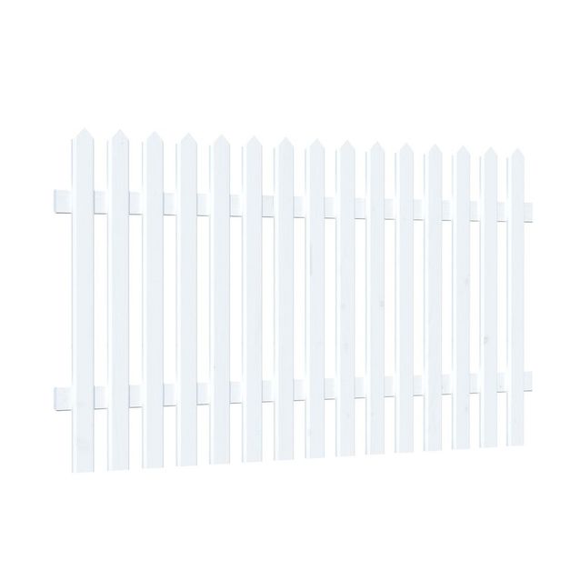 Aitaelementti Palmako Lovisa 10 100x180 cm valkoinen 5 kpl/pkt