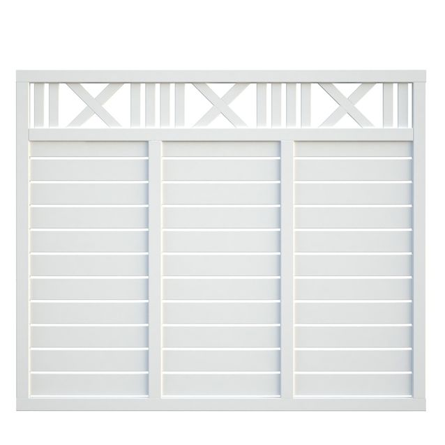 Aitaelementti Palmako Marit 6 150x180 cm valkoinen 5 kpl/pkt