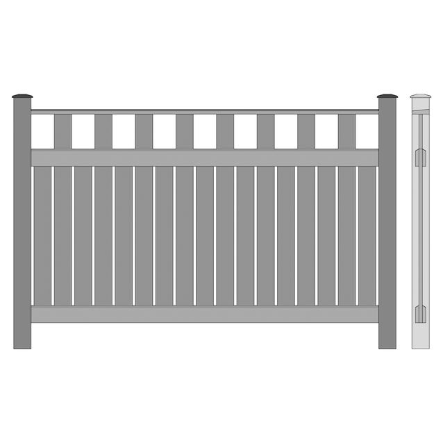 Aitaelementti Kruunuaita Päivölä 1000x2000 mm kuusilauta pohjamaalattu