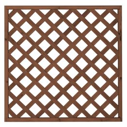 Aitaelementti Lehto A09R 1200x1200 mm vinoristikko ruskea