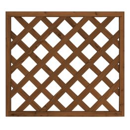 Aitaelementti Lehto A11R 900x800 mm vinoristikko ruskea